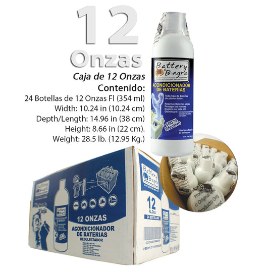 Battery Bb-agra – Aditivo Reactivador de Baterías (12 oz)