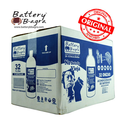 Battery Bb-agra – Aditivo Reactivador de Baterías (32 oz)